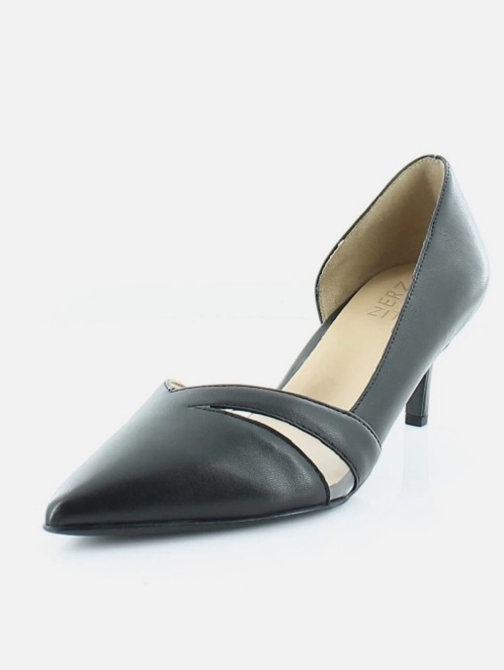 NATURALIZER Ezra Leather Cutout Asymmetric Pump Size 9.5